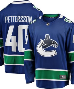 Elias Pettersson Vancouver Canucks Fanatics Branded 2019/20 Home Premier Breakaway Player Jersey - Blue Nhl - Robokeg