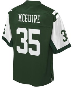 Elijah Mcguire New York Jets Nfl Pro Line Team Color Player Jersey - Green - - Robokeg