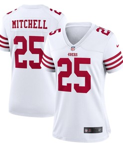 Elijah Mitchell San Francisco 49ers Womens Player Game Jersey - White Nfl - Robokeg