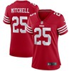 Elijah Mitchell San Francisco 49ers Womens Team Player Game Jersey - Scarlet Nfl - Robokeg