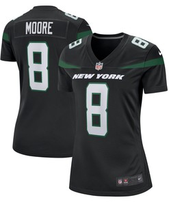 Elijah Moore New York Jets Womens Game Jersey Stealth Black Nfl - Robokeg