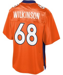 Elijah Wilkinson Denver Broncos Nfl Pro Line Team Color Player Jersey - Orange - Robokeg