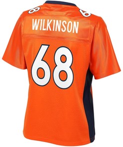 Elijah Wilkinson Denver Broncos Nfl Pro Line Womens Team Color Player Jersey - Orange - Robokeg