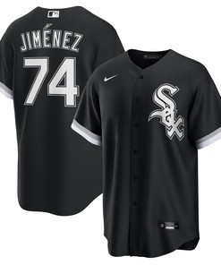 Eloy Jimenez Chicago White Sox Alternate Replica Player Name Jersey Black Mlb - Robokeg