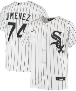 Eloy Jimenez Chicago White Sox Home Replica Player Jersey White Mlb - Robokeg