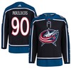 Elvis Merzlikins 90 Columbus Blue Jackets Reverse Retro 2.0 Jersey - Black - Robokeg