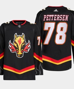 Emilio Pettersen 78 Calgary Flames Black Jersey 2022-23 Blasty Alternate Primegreen - Robokeg