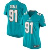 Emmanuel Ogbah Miami Dolphins Womens Game Jersey - Aqua Nfl - Robokeg