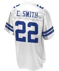 Emmitt Smith Dallas Cowboys Nfl Pro Line Retired Player Replica Jersey - White - Robokeg