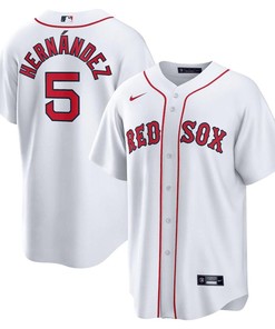 Enrique Hernandez 5 Boston Red Sox Home Men Jersey - White - Robokeg