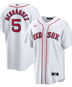 Enrique Hernandez Boston Red Sox Home Official Replica Player Jersey - White Mlb - Robokeg