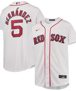 Enrique Hernandez Boston Red Sox Home Replica Player Jersey - White Mlb - Robokeg