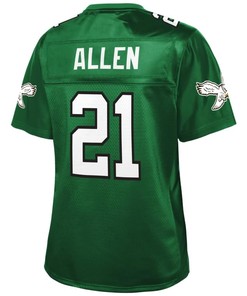 Eric Allen Philadelphia Eagles Nfl Pro Line Womens Retired Player Jersey - Kelly Green - Robokeg