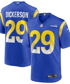 Eric Dickerson Los Angeles Rams Game Retired Player Jersey - Royal Nfl - Robokeg