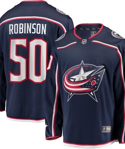 Eric Robinson Columbus Blue Jackets Fanatics Branded Home Breakaway Player Jersey - Navy Nhl - Robokeg