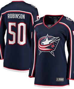 Eric Robinson Columbus Blue Jackets Fanatics Branded Womens Home Breakaway Player Jersey - Navy Nhl - Robokeg