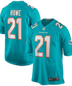 Eric Rowe Miami Dolphins Game Jersey - Aqua Nfl - Robokeg