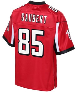 Eric Saubert Atlanta Falcons Nfl Pro Line Team Color Player Jersey - Red - Robokeg