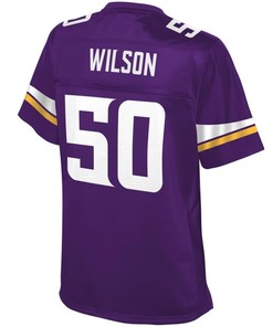 Eric Wilson Minnesota Vikings Nfl Pro Line Womens Team Color Jersey - Purple - Robokeg