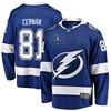 Erik Cernak 81 Tampa Bay Lightning Stanley Cup 2023 Playoffs Patch Home Breakaway Men Jersey - Blue - Robokeg