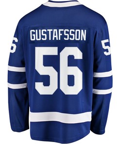 Erik Gustafsson 56 Toronto Maple Leafs Stanley Cup 2023 Playoffs Patch Home Breakaway Men Jersey - Blue - Robokeg