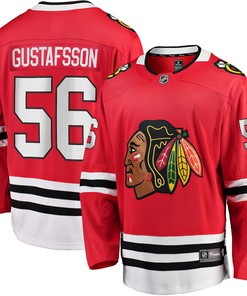 Erik Gustafsson Chicago Blackhawks Fanatics Branded Home Breakaway Player Jersey - Red Nhl - Robokeg