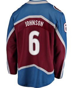 Erik Johnson 6 Colorado Avalanche Stanley Cup 2023 Playoffs Patch Home Breakaway Men Jersey - Burgundy - Robokeg