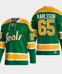 Erik Karlsson 65 San Jose Sharks Green Reverse Retro 2.0 Jersey 2022-23 - Robokeg