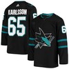 Erik Karlsson San Jose Sharks Adidas Team Alternate Authentic Jersey - Black Nhl - Robokeg
