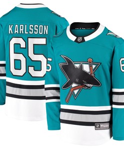 Erik Karlsson San Jose Sharks Fanatics Branded 30th Anniversary Premier Breakaway Player Jersey - Teal Nhl - Robokeg