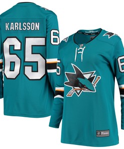 Erik Karlsson San Jose Sharks Fanatics Branded Womens Breakaway Home Player Jersey - Teal Nhl - Robokeg