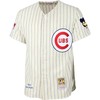 Ernie Banks Chicago Cubs Mitchell Ness Mlb Jersey - Cream - Robokeg
