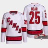 Ethan Bear 25 Carolina Hurricanes White Jersey 2022-23 Away 25th Anniversary - Robokeg