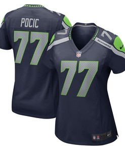 Ethan Pocic Seattle Seahawks Womens Game Jersey - College Navy Nfl - Robokeg