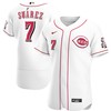 Eugenio Suarez Cincinnati Reds Home Authentic Player Jersey - White Mlb - Robokeg