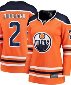 Evan Bouchard Edmonton Oilers Fanatics Branded Womens Home Breakaway Jersey - Orange Nhl - Robokeg