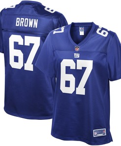 Evan Brown New York Giants Nfl Pro Line Womens Player Jersey - Royal - Robokeg