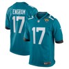 Evan Engram Jacksonville Jaguars Game Jersey - Teal Nfl - Robokeg