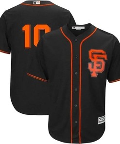 Evan Longoria San Francisco Giants Alternate Official Cool Base Player Jersey - Black - Robokeg