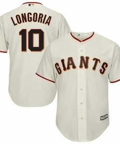 Evan Longoria San Francisco Giants Home Cool Base Player Jersey - Cream - Robokeg