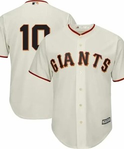 Evan Longoria San Francisco Giants Official Team Cool Base Player Jersey - Cream - Robokeg