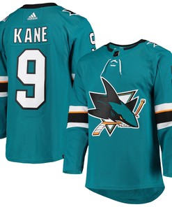 Evander Kane San Jose Sharks Adidas Home Authentic Pro Player Jersey - Teal Nhl - Robokeg