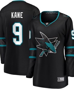 Evander Kane San Jose Sharks Fanatics Branded Womens Alternate Premier Breakaway Jersey Black Nhl - Robokeg