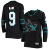 Evander Kane San Jose Sharks Fanatics Branded Womens Breakaway Alternate Player Jersey - Black Nhl - Robokeg