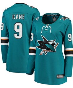 Evander Kane San Jose Sharks Fanatics Branded Womens Breakaway Jersey - Teal Nhl - Robokeg