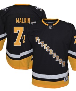 Evgeni Malkin Pittsburgh Penguins 2021/22 Alternate Premier Player Jersey - Black Nhl - Robokeg