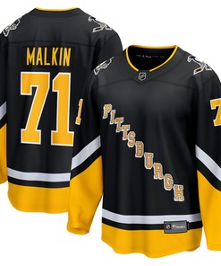 Evgeni Malkin Pittsburgh Penguins Fanatics Branded 2021/22 Alternate Premier Breakaway Player Jersey - Black Nhl - Robokeg