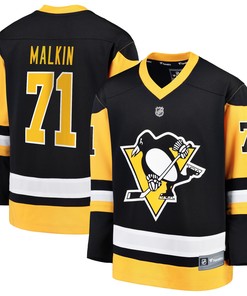 Evgeni Malkin Pittsburgh Penguins Fanatics Branded Replica Player Jersey - Black Nhl - Robokeg