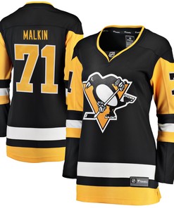 Evgeni Malkin Pittsburgh Penguins Fanatics Branded Womens Home Breakaway Player Jersey - Black Nhl - Robokeg