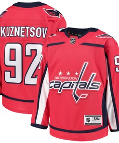 Evgeny Kuznetsov Washington Capitals Home Premier Player Jersey - Red Nhl - Robokeg